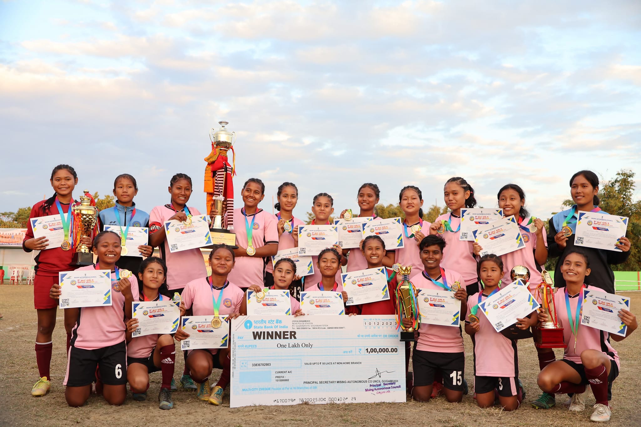 1st MAC Girls Super League (U-15) Closing Ceremony on 3rd Dec-2023